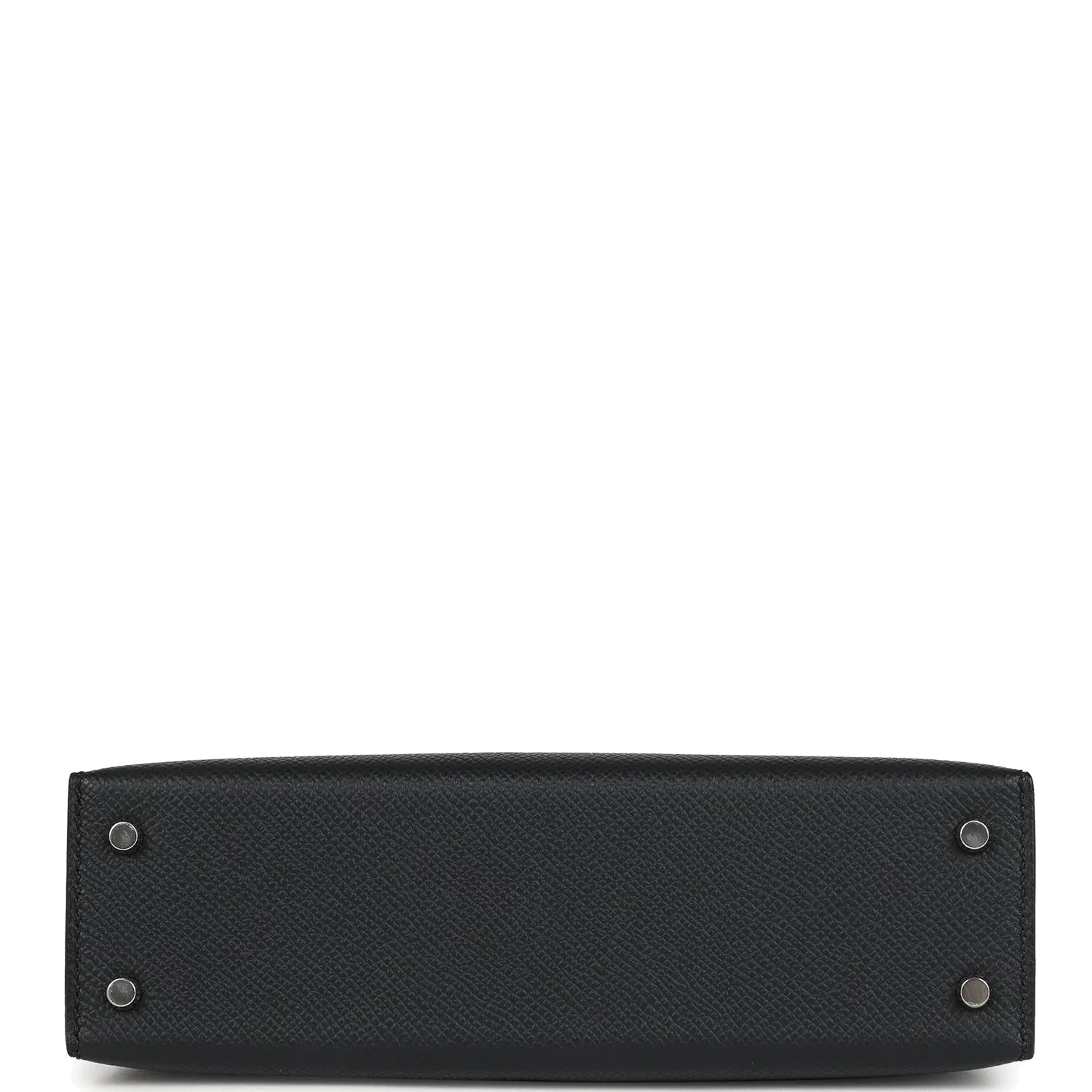 Hermes Kelly Sellier 20 Black Epsom Palladium Hardware — фото 7