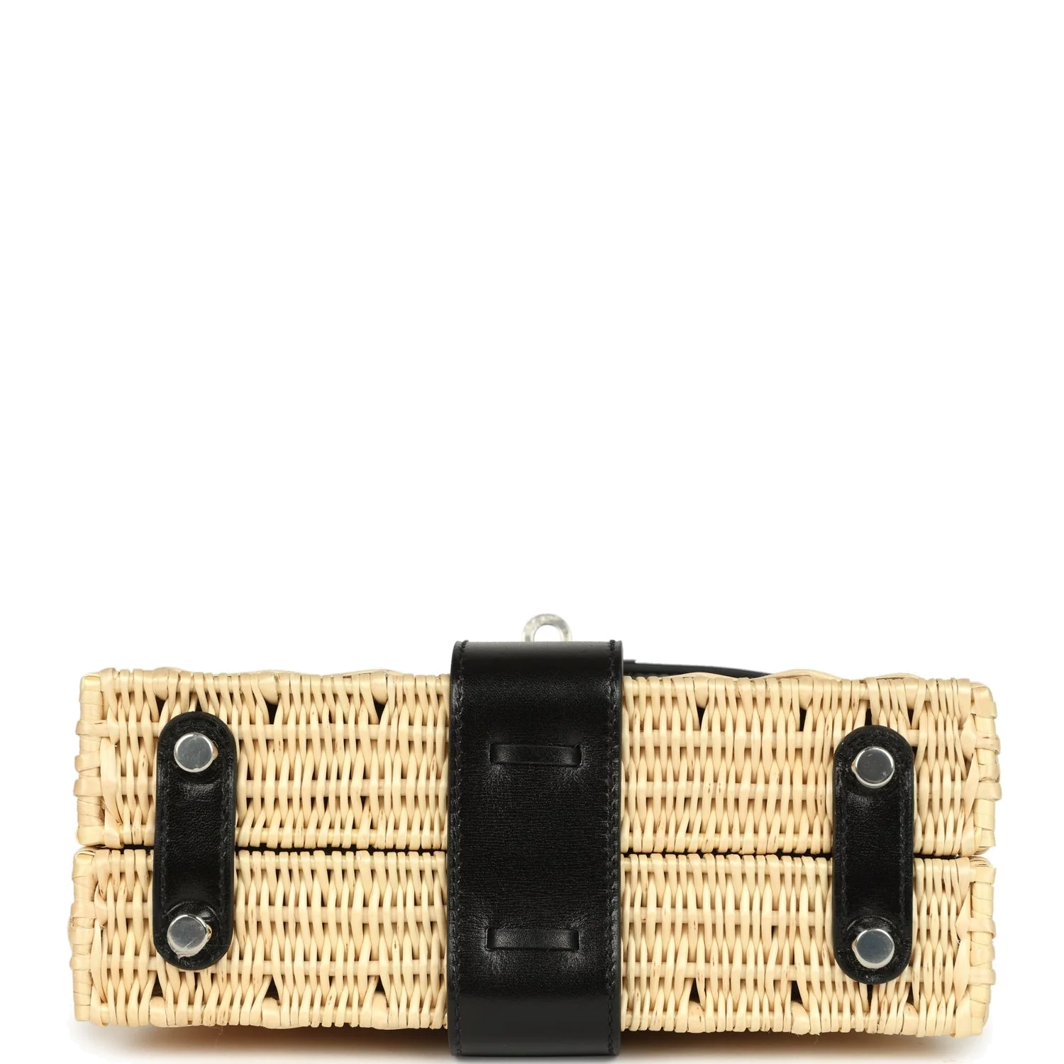Hermes Mini Picnic Kelly 20 Black Box Palladium Hardware Черный Box — фото 7