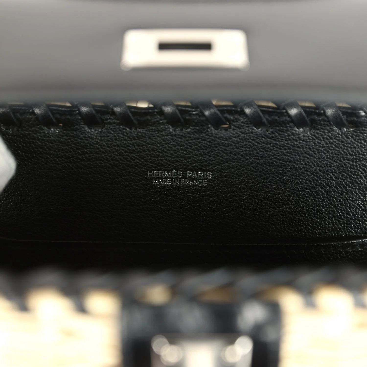 Hermes Mini Picnic Kelly 20 Black Box Palladium Hardware Черный Box — фото 8