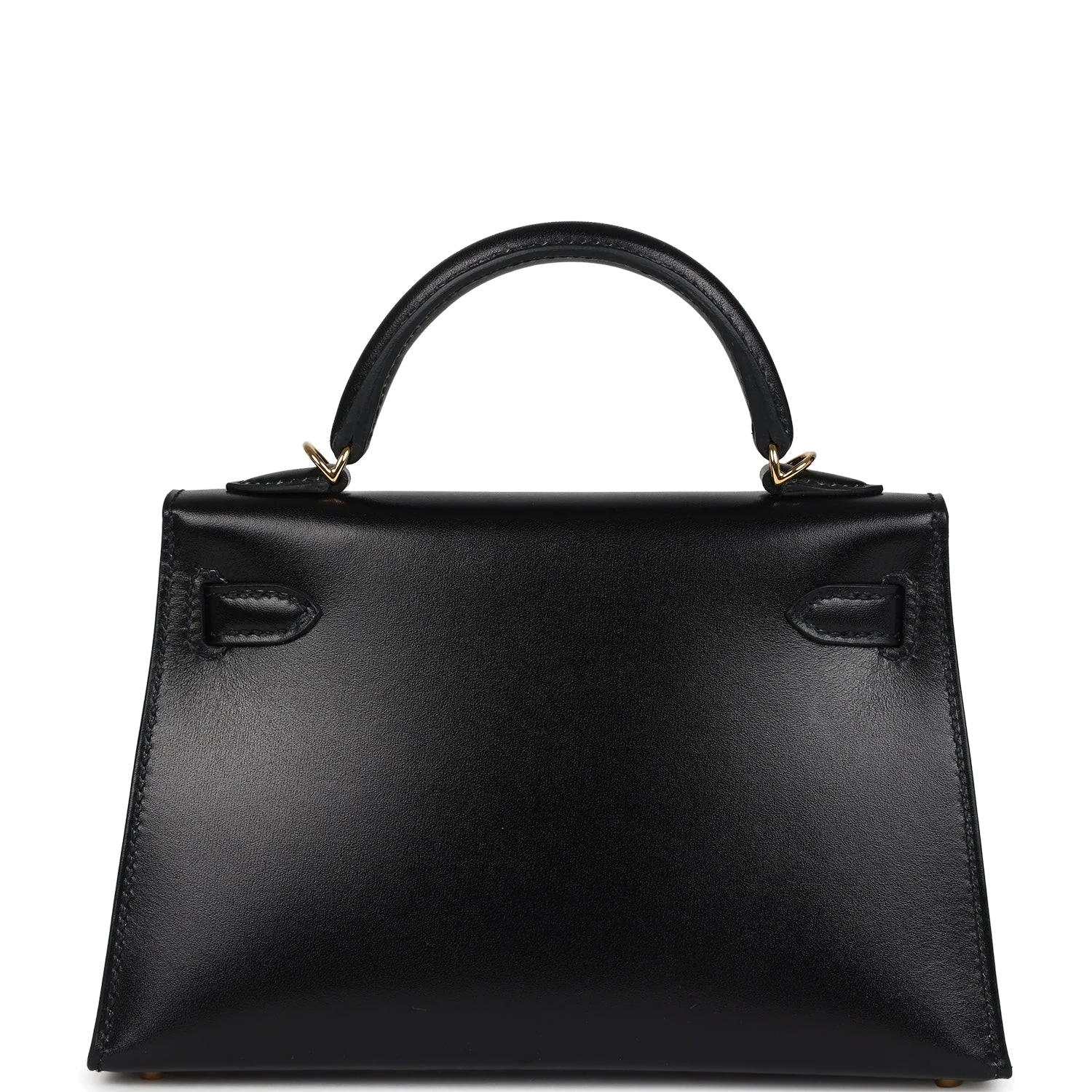 Hermes Kelly Sellier 20 Black Box Gold Hardware — фото 5