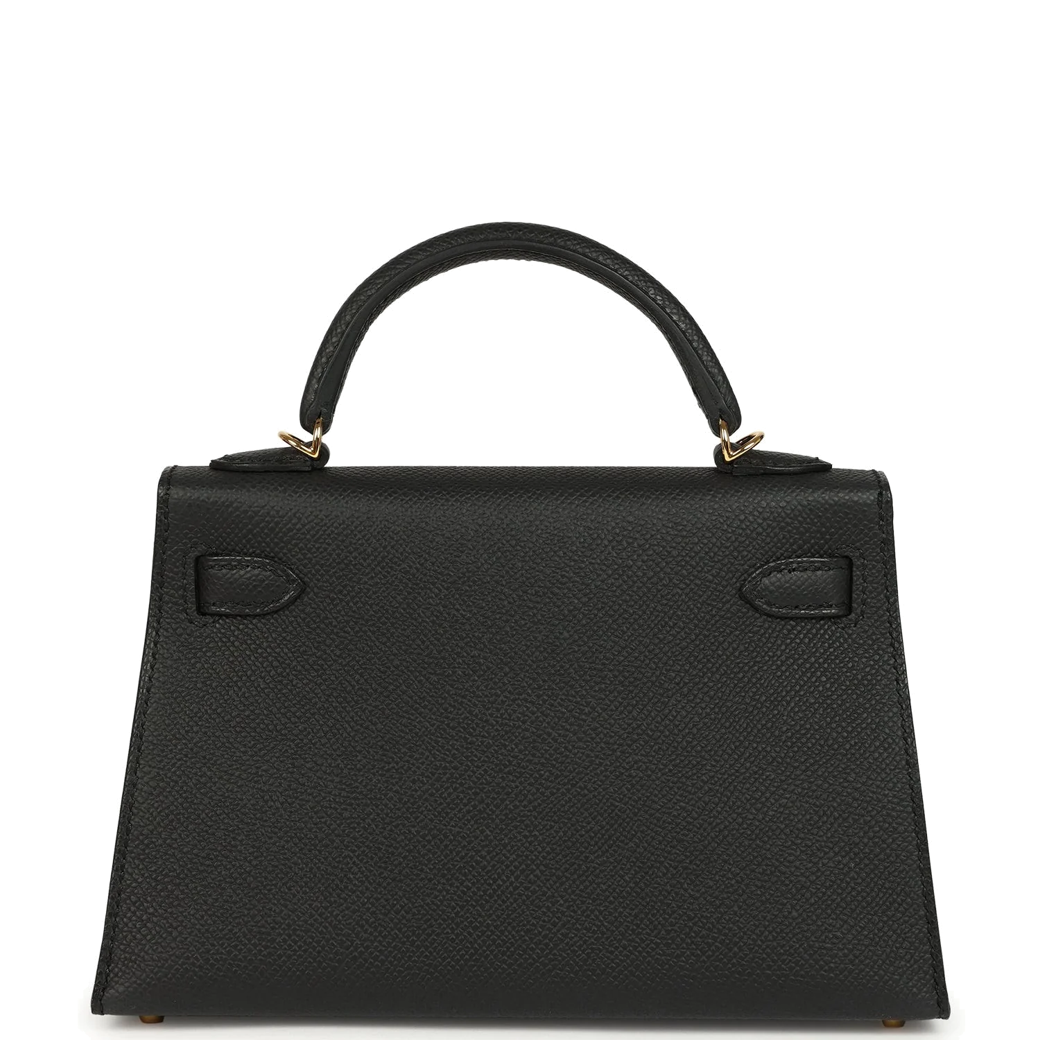 Hermes Kelly Sellier 20 Black Epsom Gold Hardware — фото 5