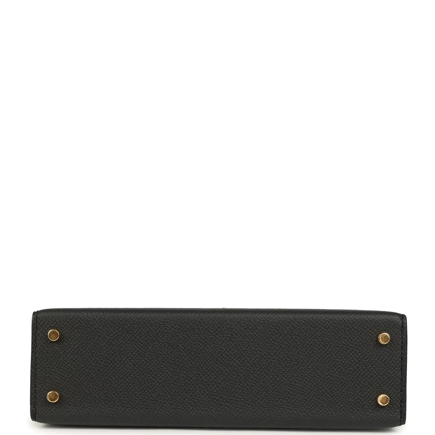 Hermes Kelly Sellier 20 Black Epsom Gold Hardware — фото 7