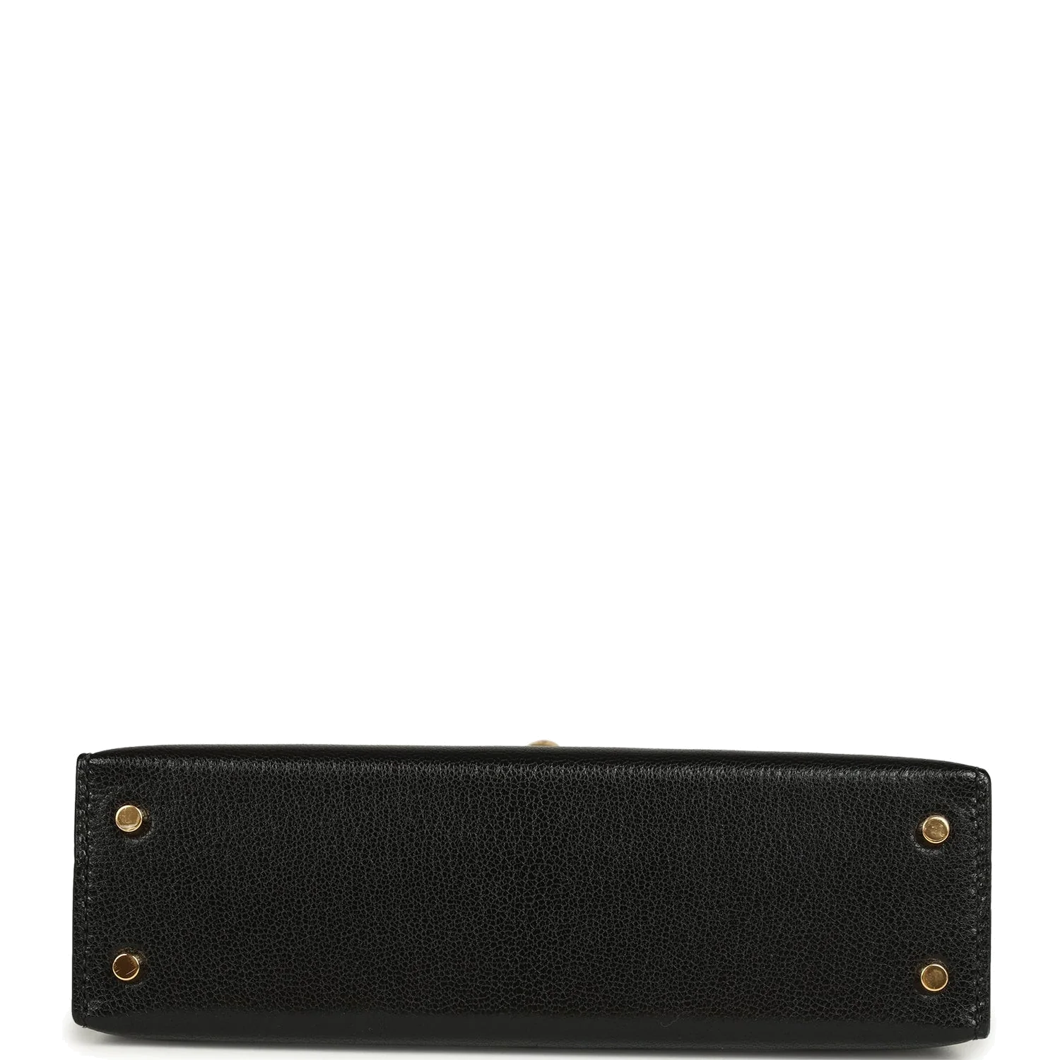 Hermes Kelly Sellier 20 Black Chevre Mysore Gold Hardware — фото 7