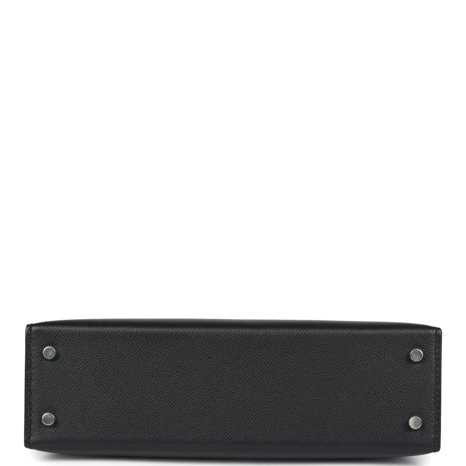 Hermes Kelly Sellier 20 Black Madame and Shiny Varanus Lizard Touch Palladium Hardware — фото 7
