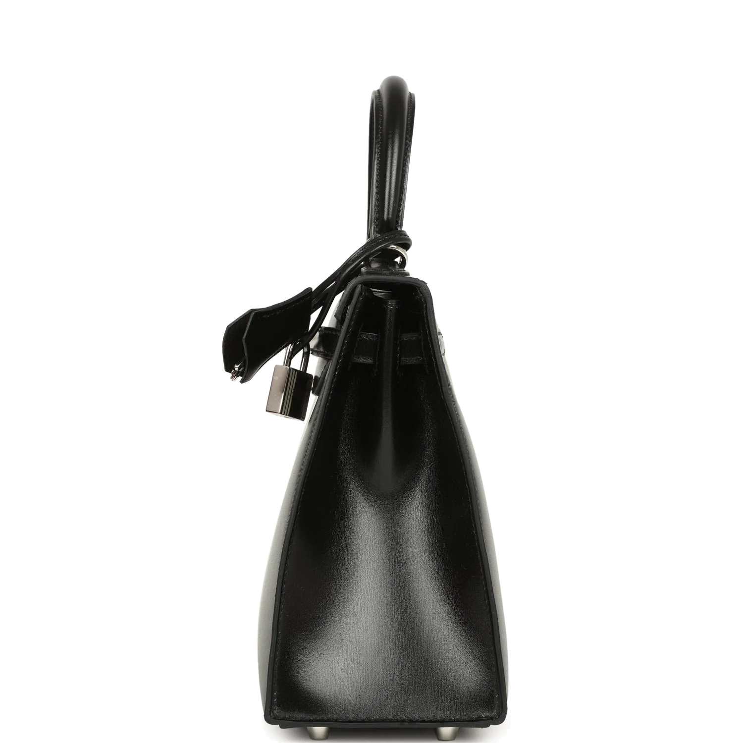 Hermes Kelly Sellier 25 Black Box Palladium Hardware — фото 4