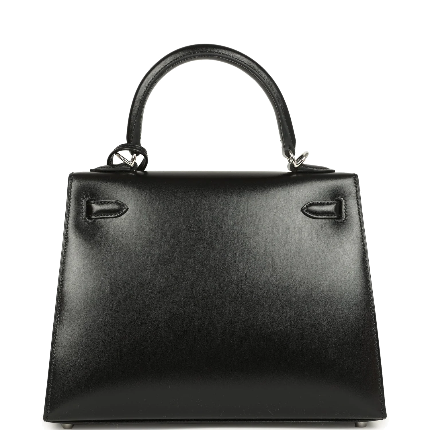 Hermes Kelly Sellier 25 Black Box Palladium Hardware — фото 5