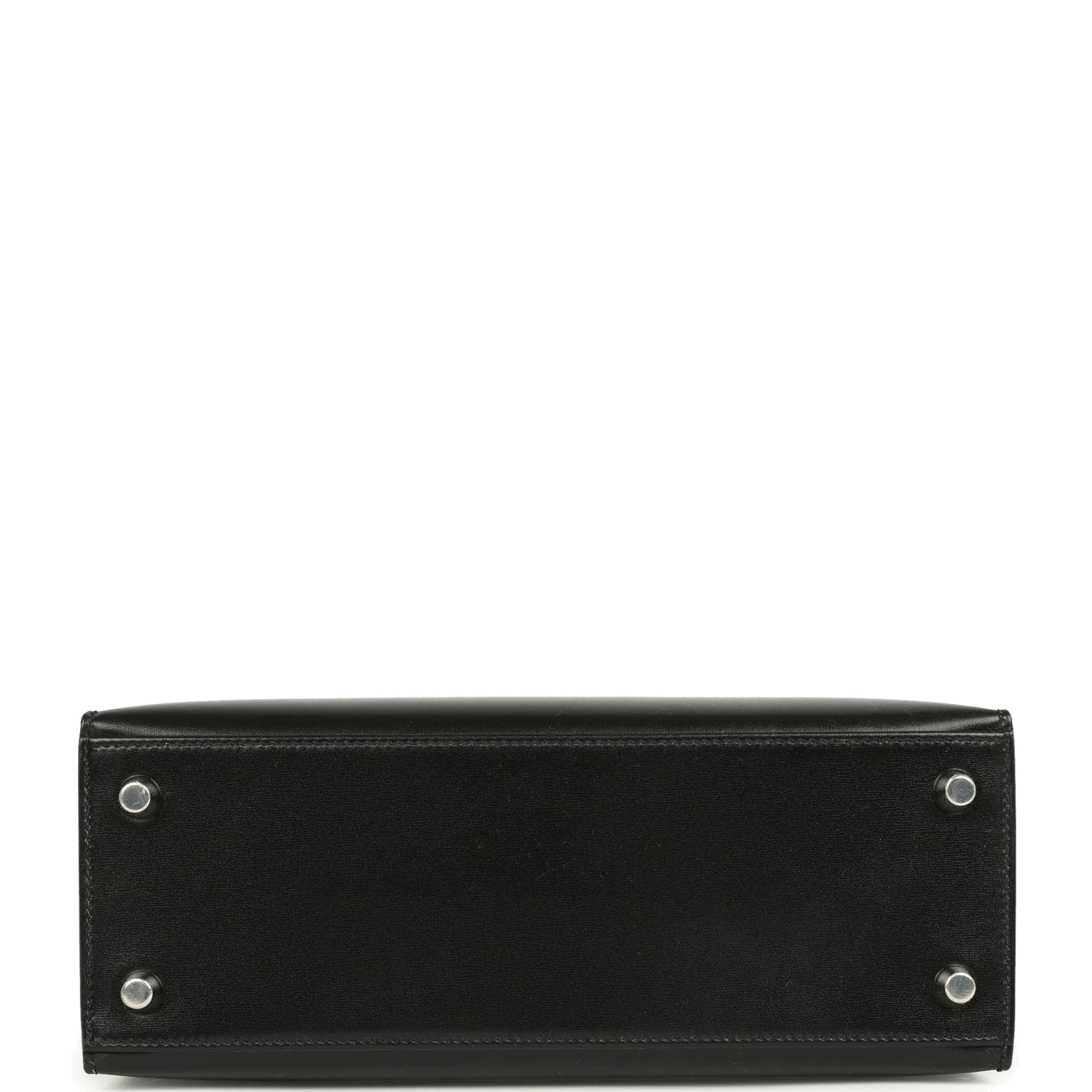 Hermes Kelly Sellier 25 Black Box Palladium Hardware — фото 7