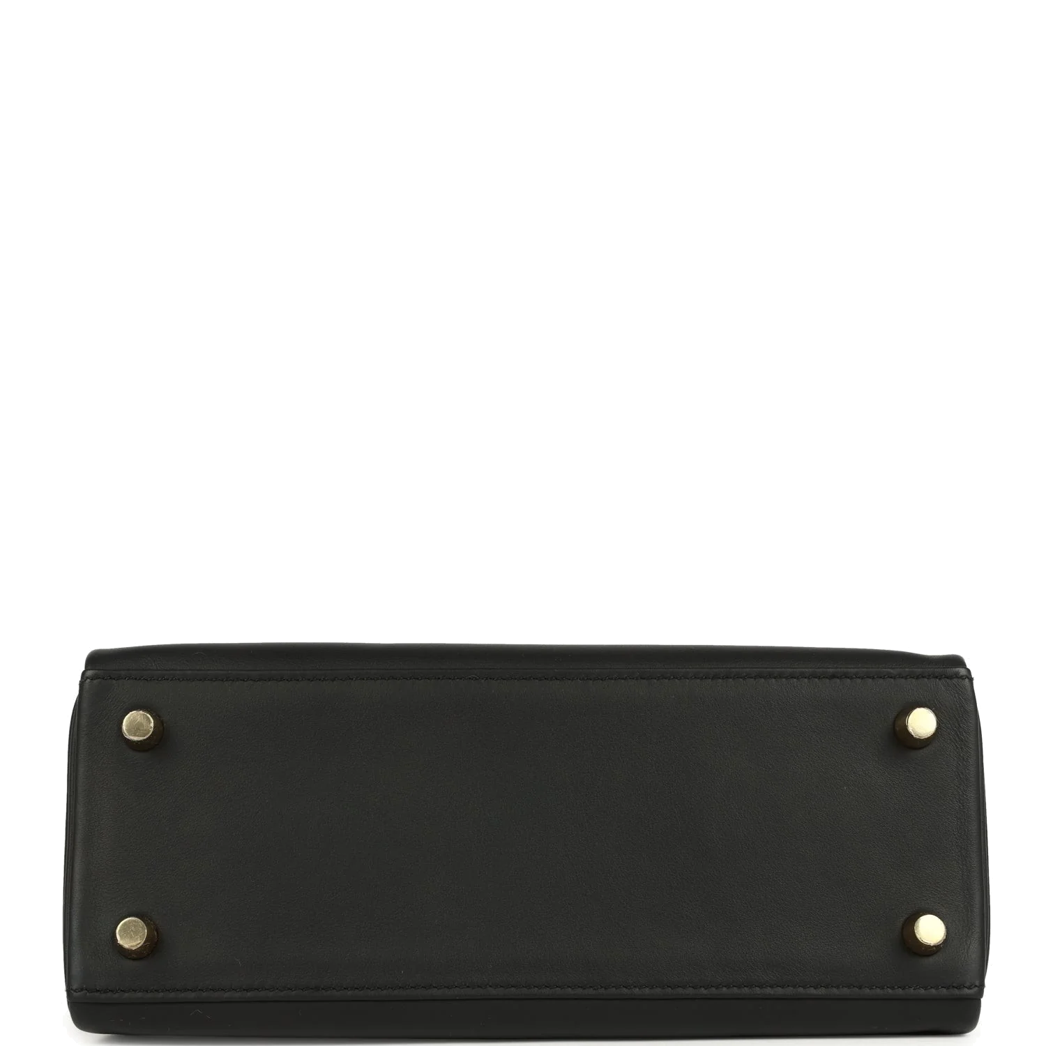 Hermes Kelly Retourne 25 Black Swift Permabrass Hardware — фото 7