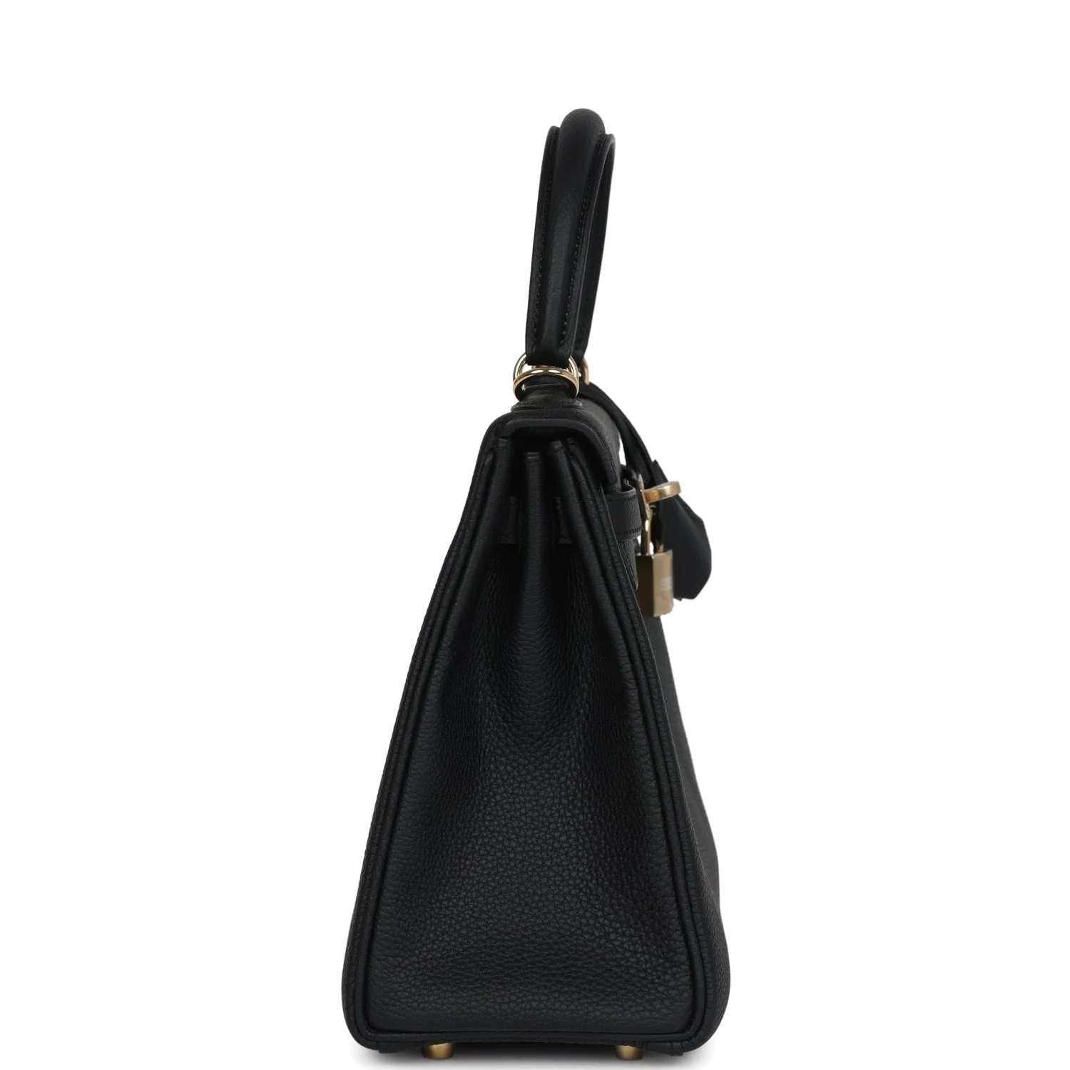 Hermes Kelly Retourne 25 Black Togo Permabrass Hardware — фото 4