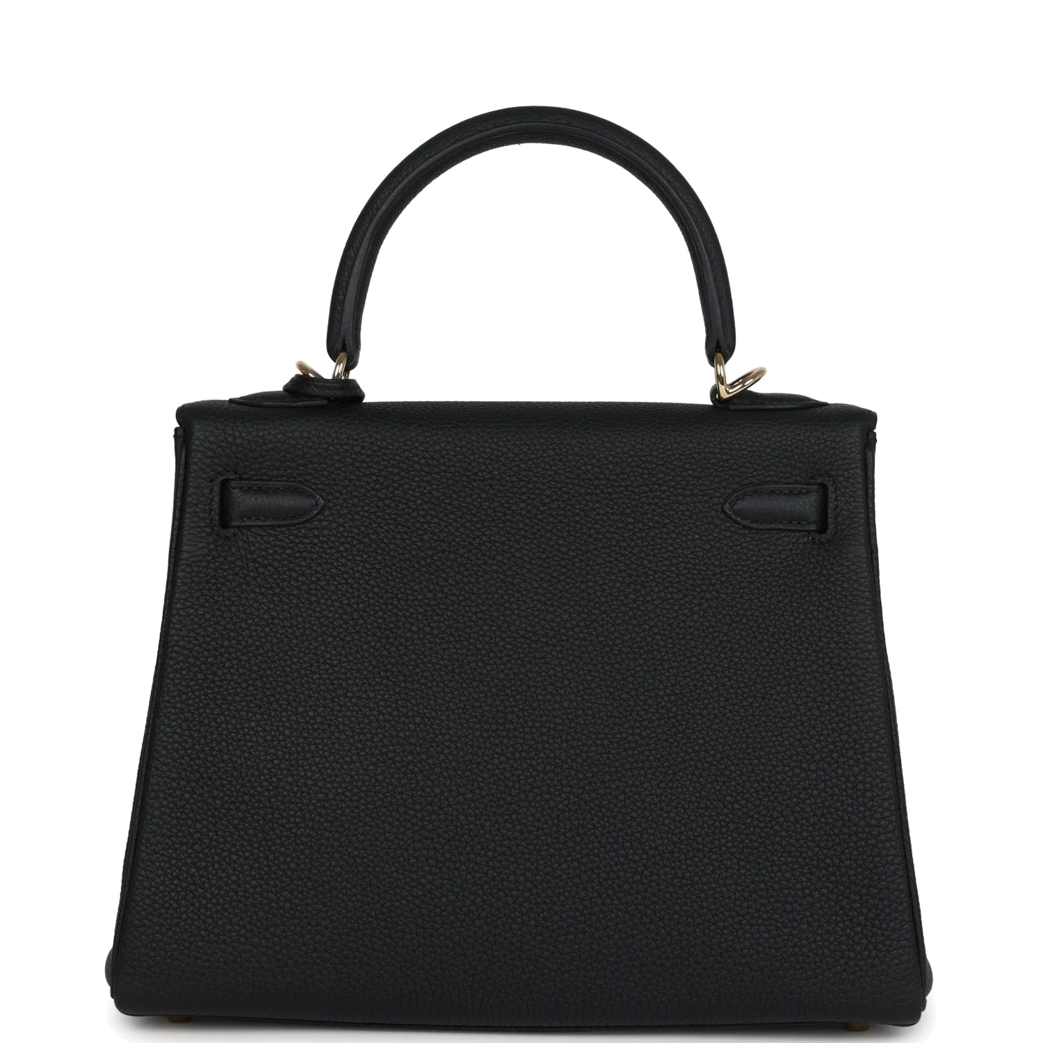 Hermes Kelly Retourne 25 Black Togo Permabrass Hardware — фото 5