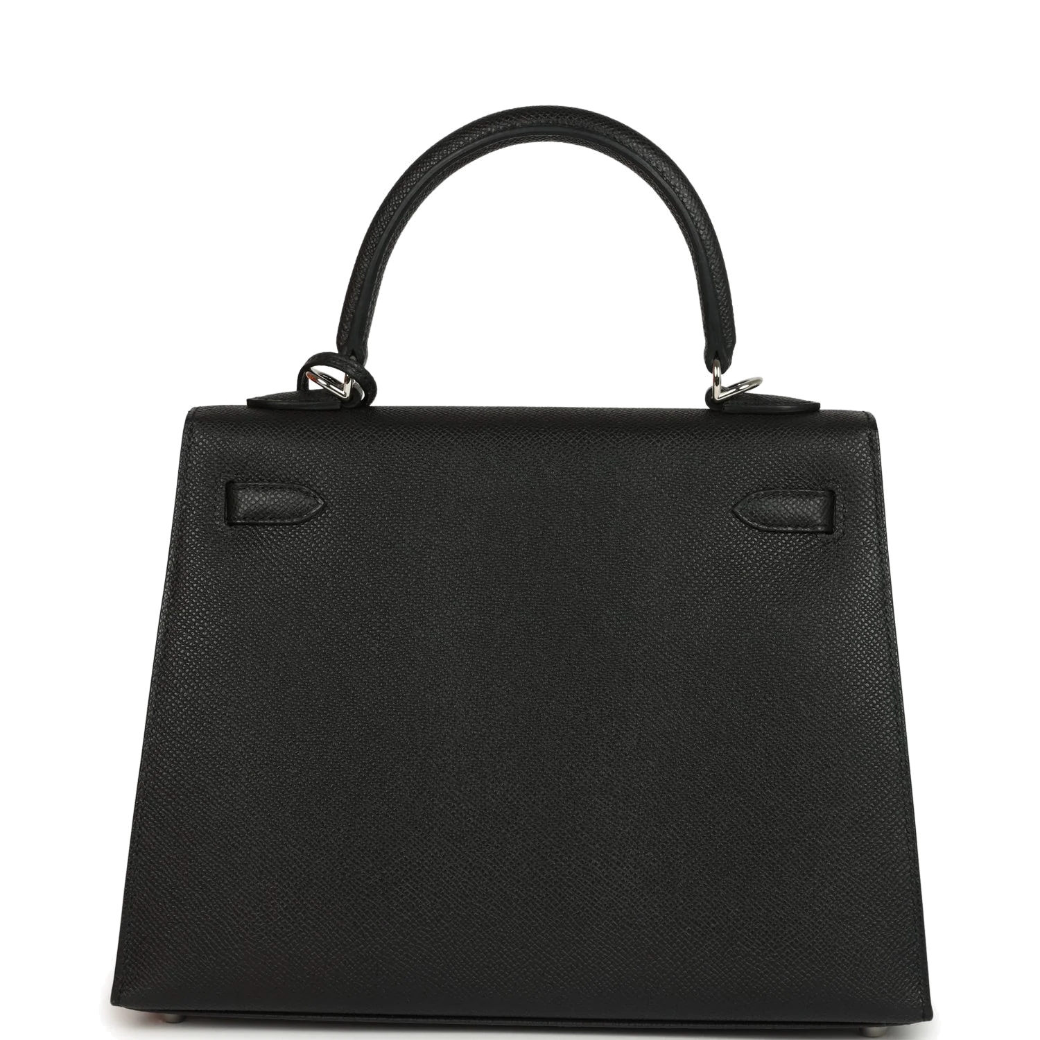 Hermes Kelly Sellier 25 Black Epsom Electrum Hardware — фото 5