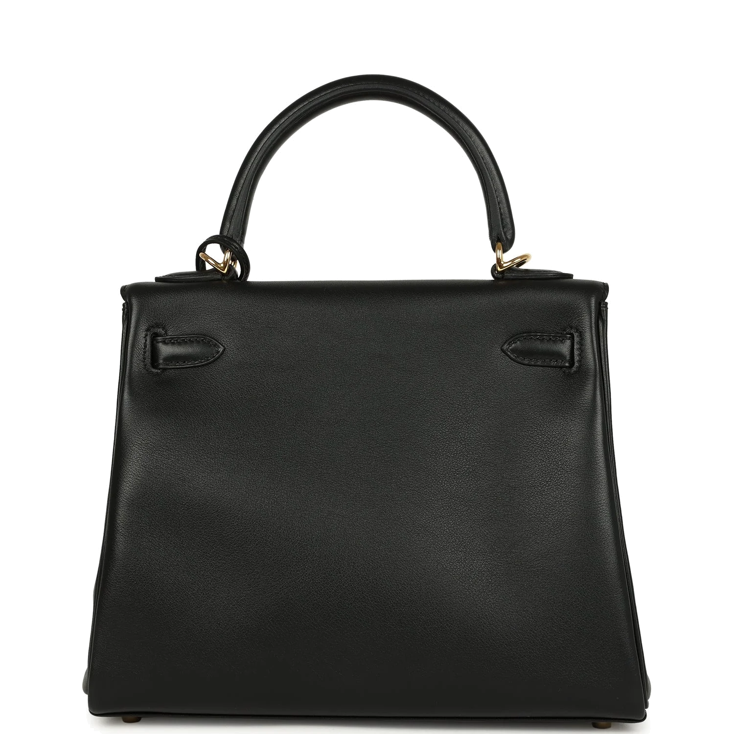 Hermes Kelly Retourne 25 Black Cheri Gold Hardware — фото 5