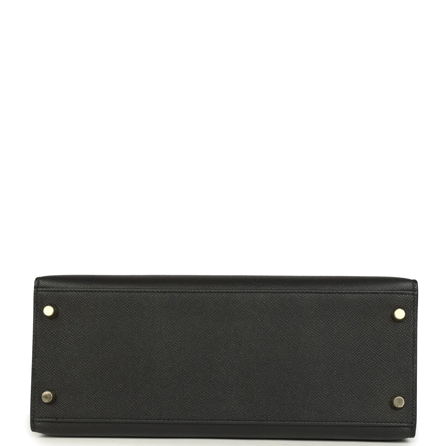 Hermes Kelly Sellier 28 Black Epsom Gold Hardware — фото 7