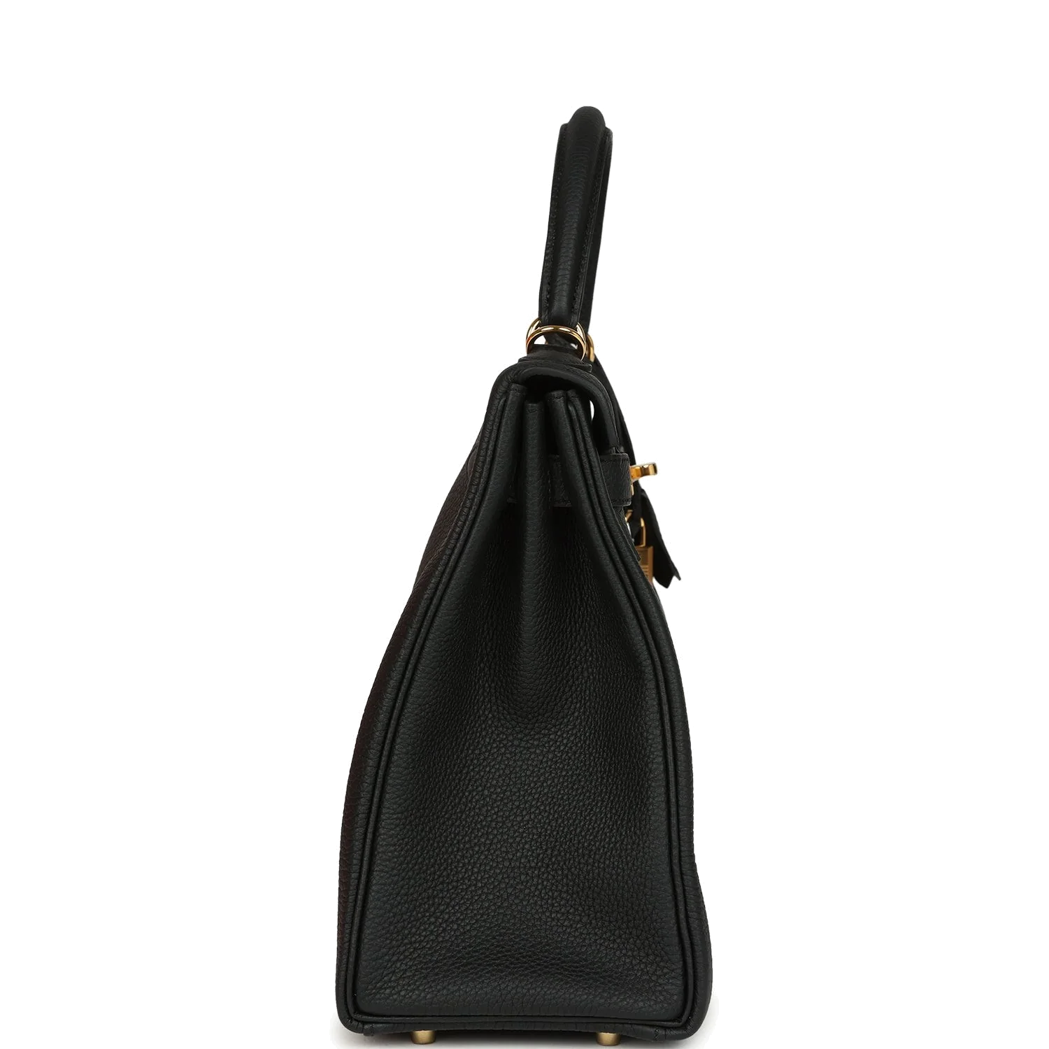 Hermes Kelly Retourne 32 Black Togo Gold Hardware — фото 5