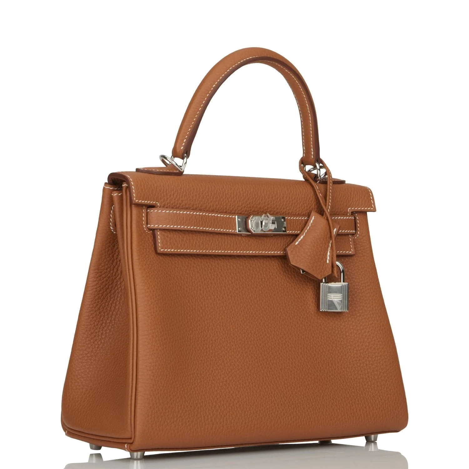 Hermes Kelly Retourne 25 Gold Togo Palladium Hardware — фото 3