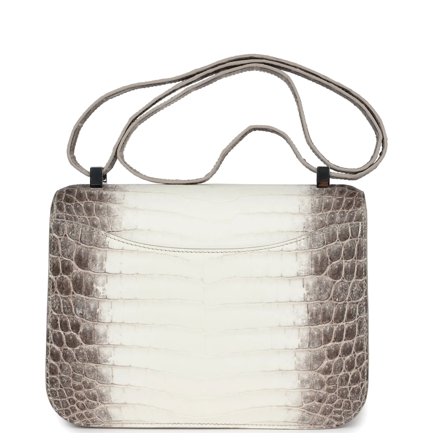 Hermes Constance 1-24 Himalaya Matte Niloticus Crocodile Palladium Hardware — фото 5