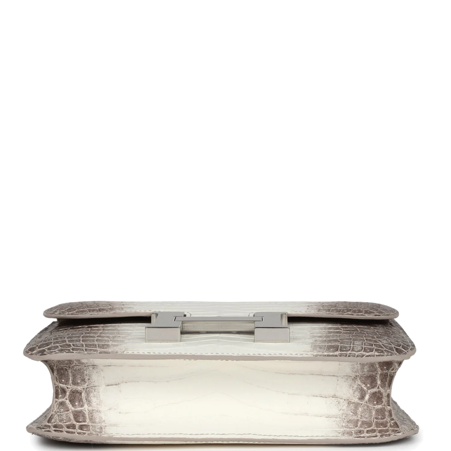Hermes Constance 1-24 Himalaya Matte Niloticus Crocodile Palladium Hardware — фото 7