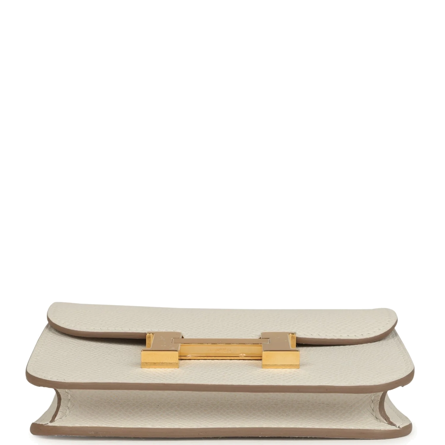 Hermes Constance Slim Wallet Craie Epsom Gold Hardware — фото 7