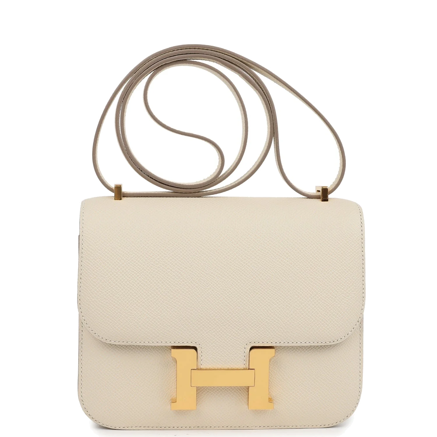 Hermes Constance 18 Craie Epsom Gold Hardware Крэ Epsom — фото 2
