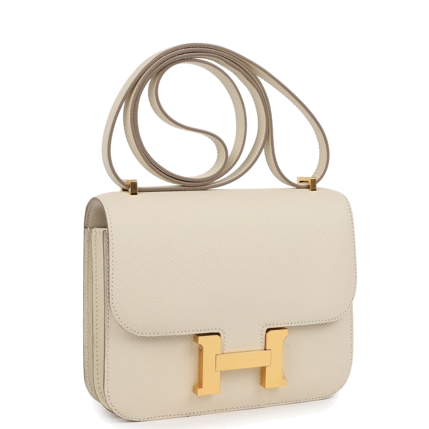 Hermes Constance 18 Craie Epsom Gold Hardware Крэ Epsom — фото 3