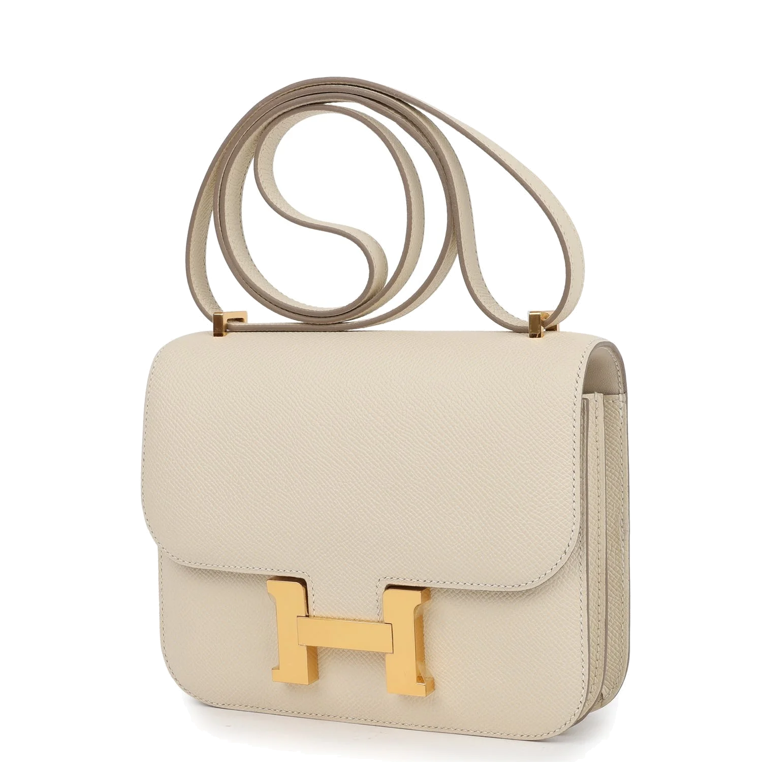 Hermes Constance 18 Craie Epsom Gold Hardware Крэ Epsom — фото 6