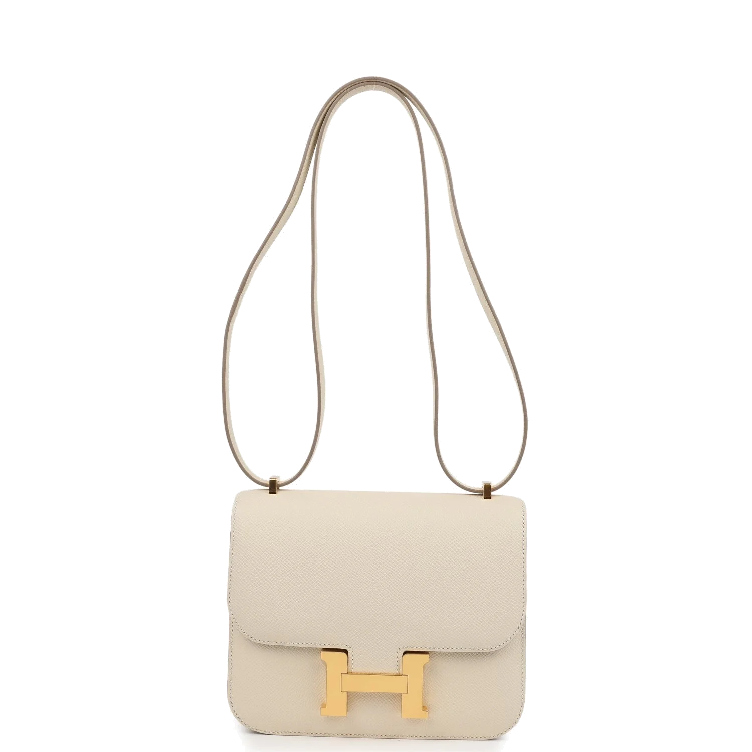 Hermes Constance 18 Craie Epsom Gold Hardware Крэ Epsom — фото 8