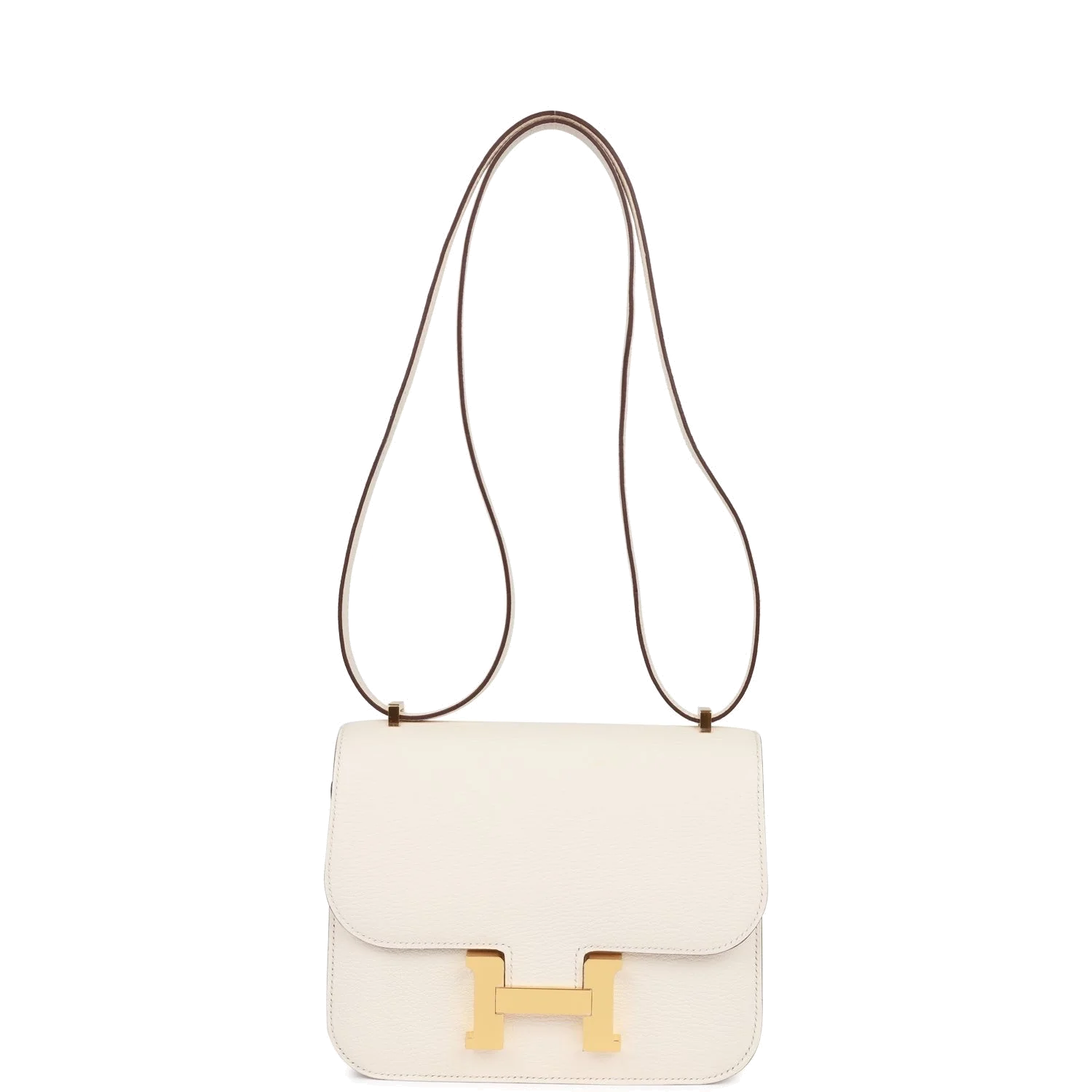 Hermes Constance 18 Nata Chevre Mysore Gold Hardware Ната Chevre — фото 8