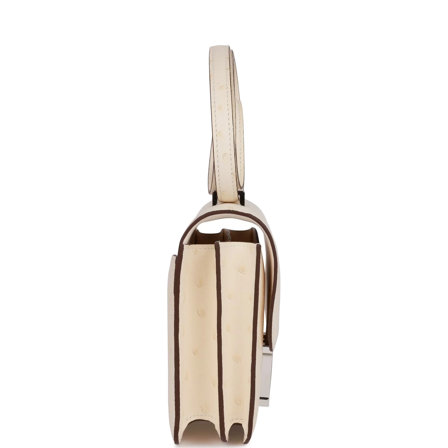Hermes Constance 18 Nata Ostrich Palladium Hardware Ната страус — фото 4
