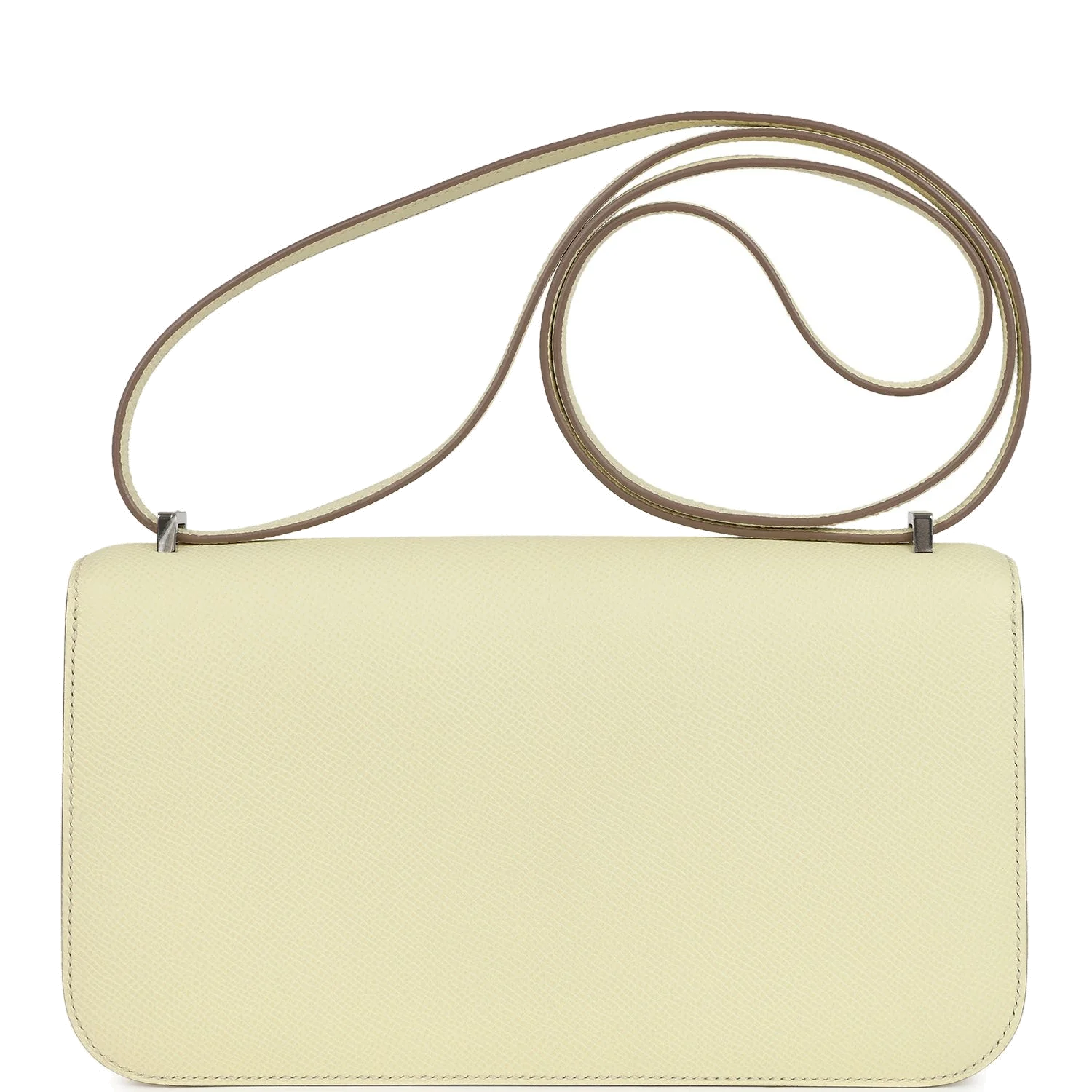 Hermes Constance Elan Jaune Milton Epsom Palladium Hardware — фото 5
