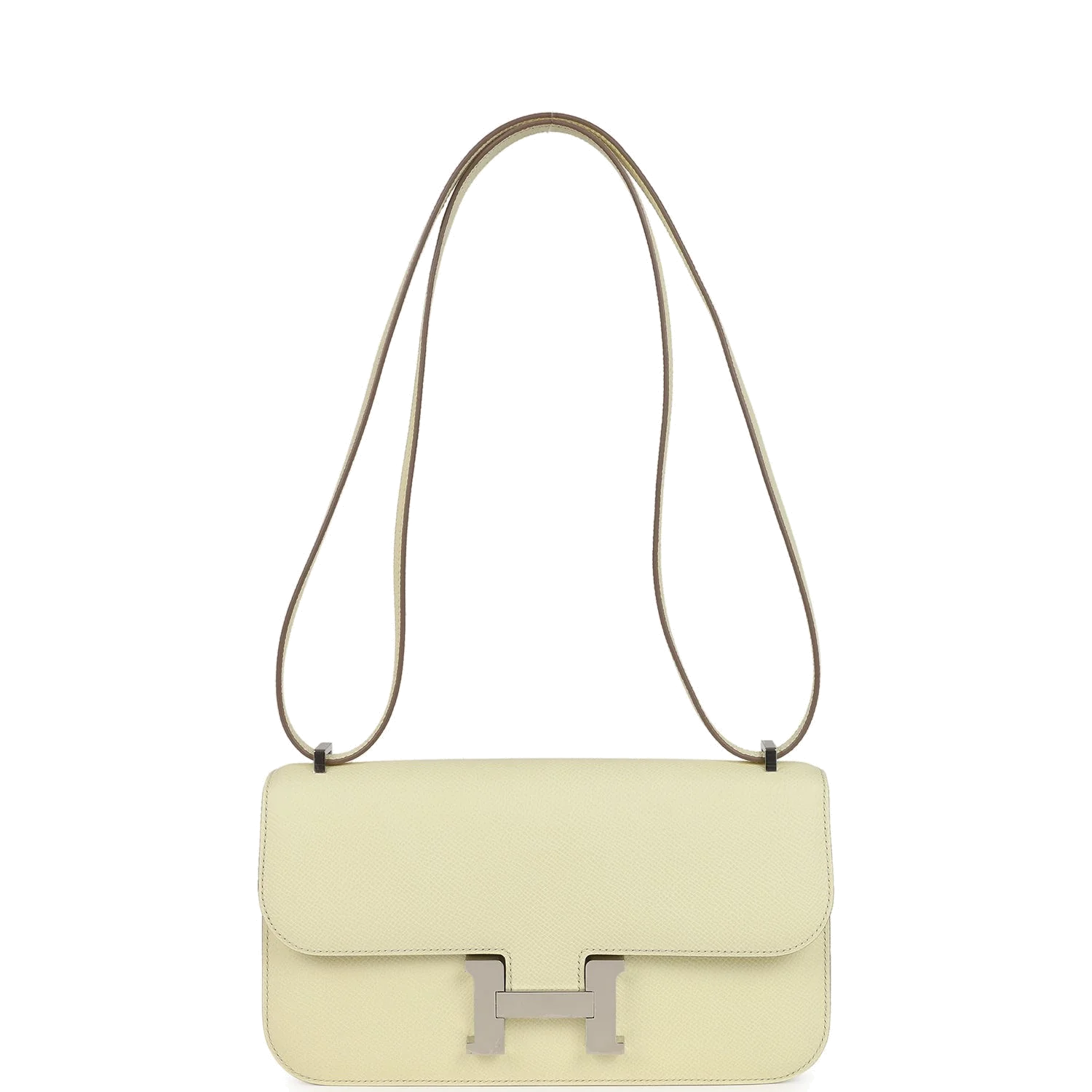 Hermes Constance Elan Jaune Milton Epsom Palladium Hardware — фото 8