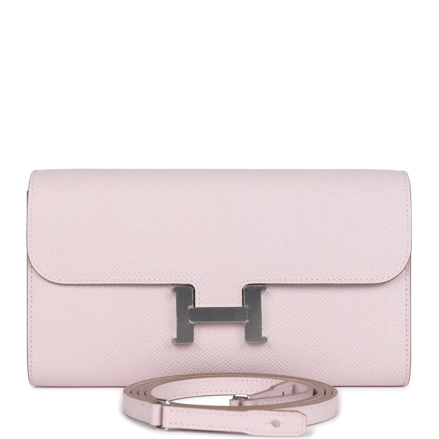 Hermes Constance Wallet To Go Mauve Pale Epsom Palladium Hardware