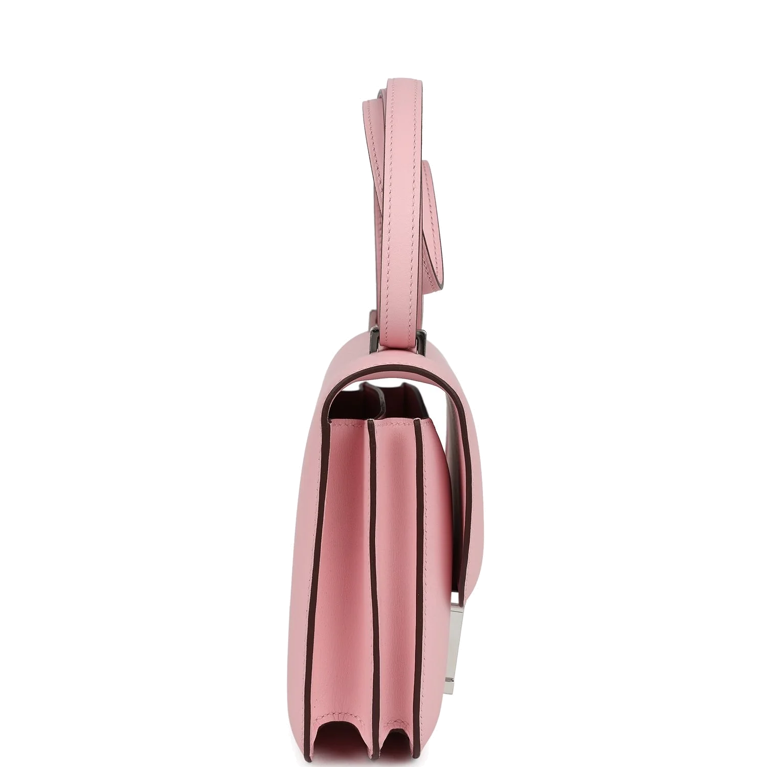 Hermes Constance 18 Rose Sakura Swift Palladium Hardware Розовый Сакура — фото 4