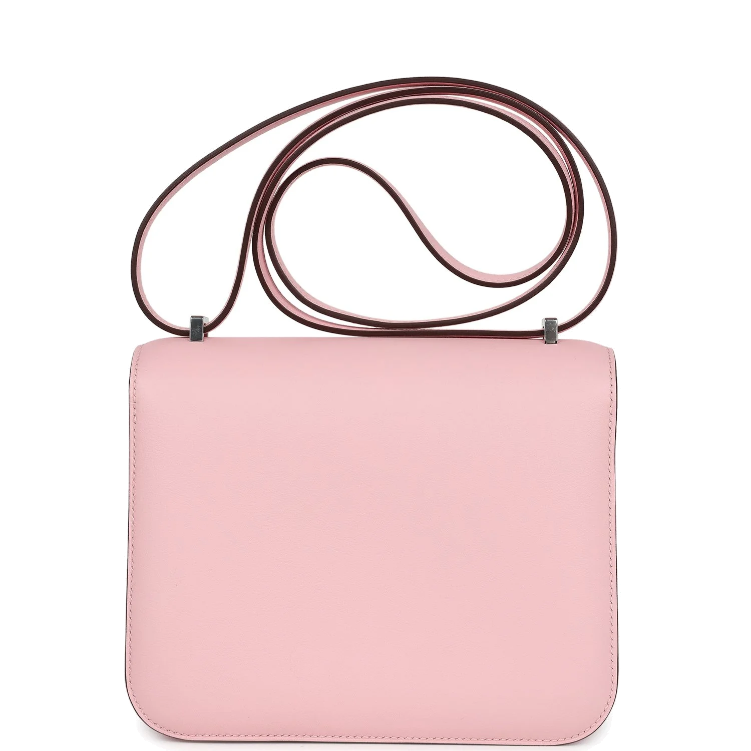 Hermes Constance 18 Rose Sakura Swift Palladium Hardware Розовый Сакура — фото 5