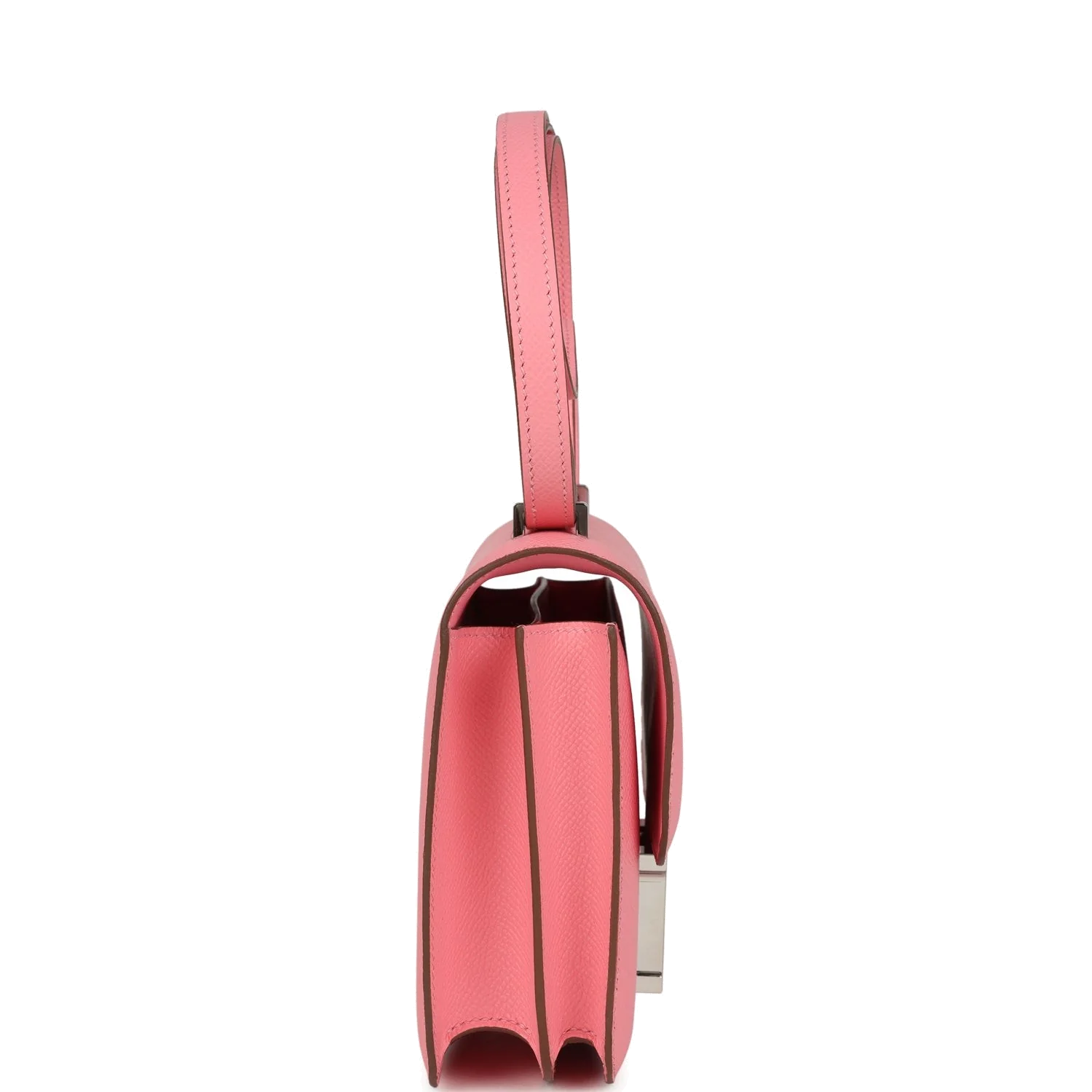 Hermes Constance 18 Rose Confetti Epsom Palladium Hardware Розовый конфетти — фото 4