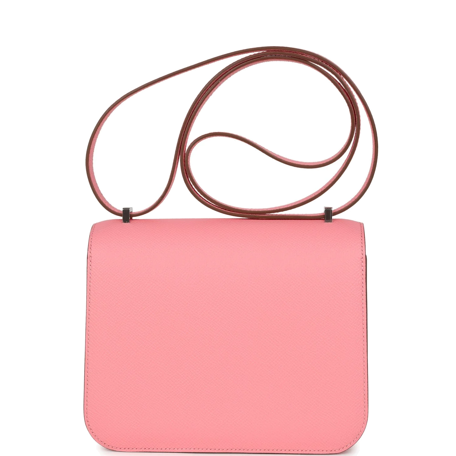 Hermes Constance 18 Rose Confetti Epsom Palladium Hardware Розовый конфетти — фото 5