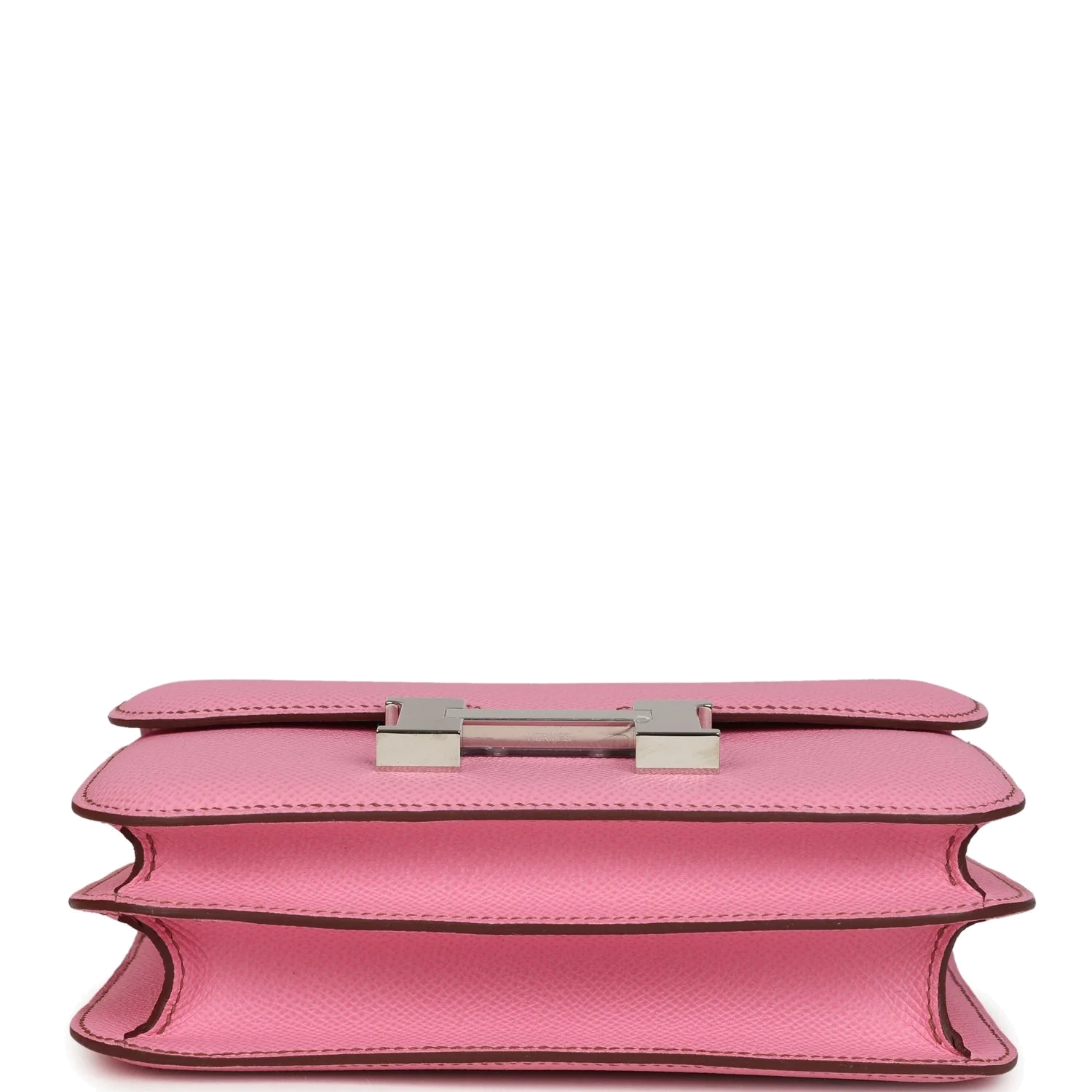 Hermes Constance 18 Bubblegum 5P Epsom Palladium Hardware Розовая жвачка — фото 7