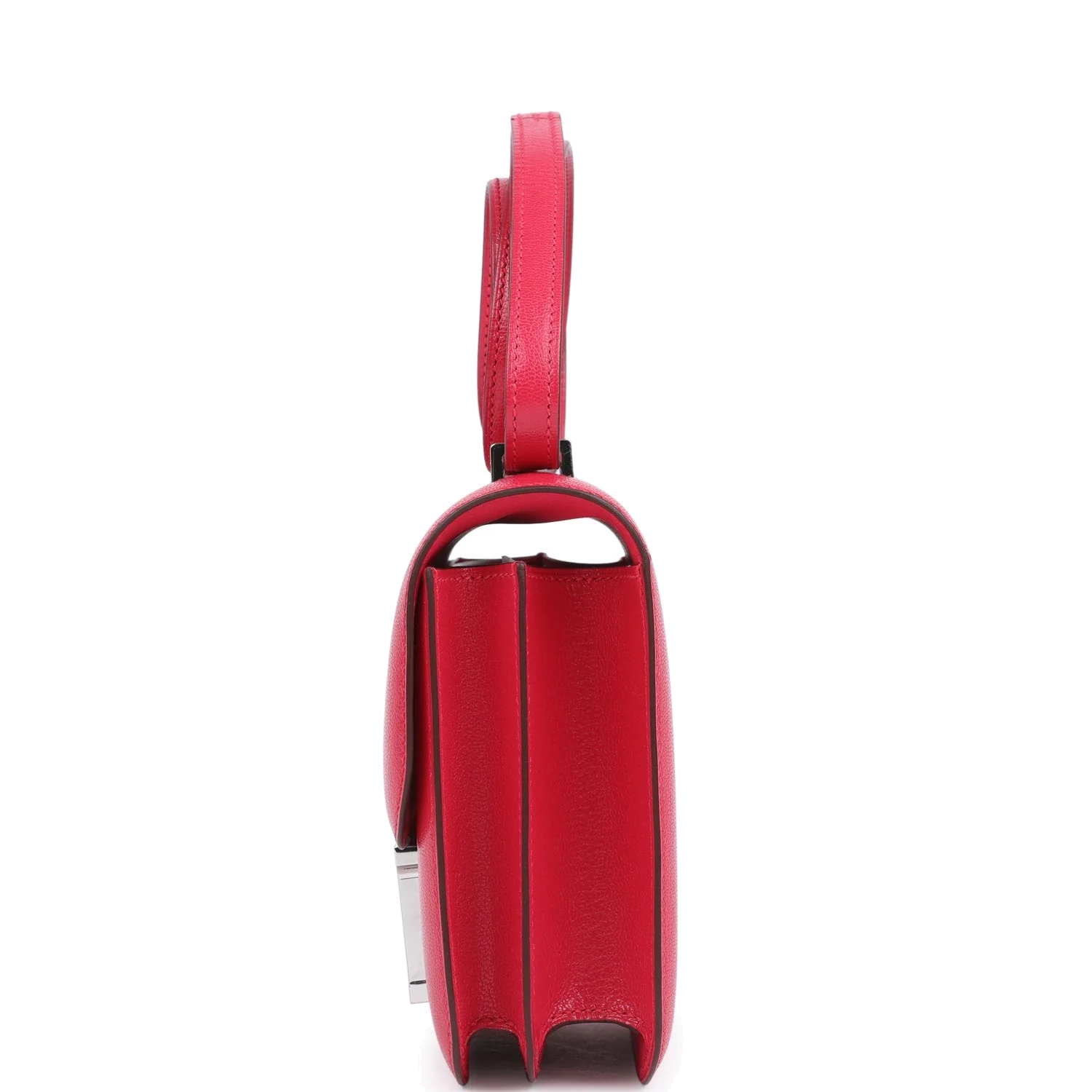 Hermes Constance 18 Rose Extreme Chevre Chamkila Palladium Hardware Розовый экстрим — фото 4