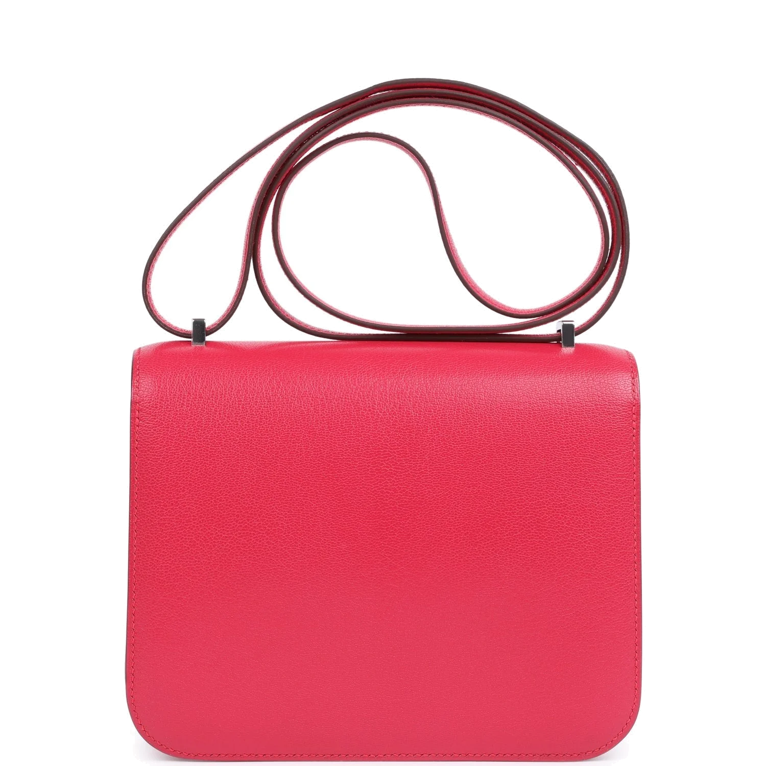 Hermes Constance 18 Rose Extreme Chevre Chamkila Palladium Hardware Розовый экстрим — фото 5