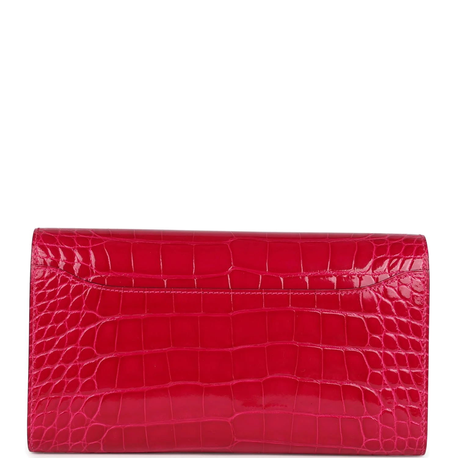 Hermes Constance Wallet To Go Rose Mexico Shiny Alligator Palladium Hardware — фото 5