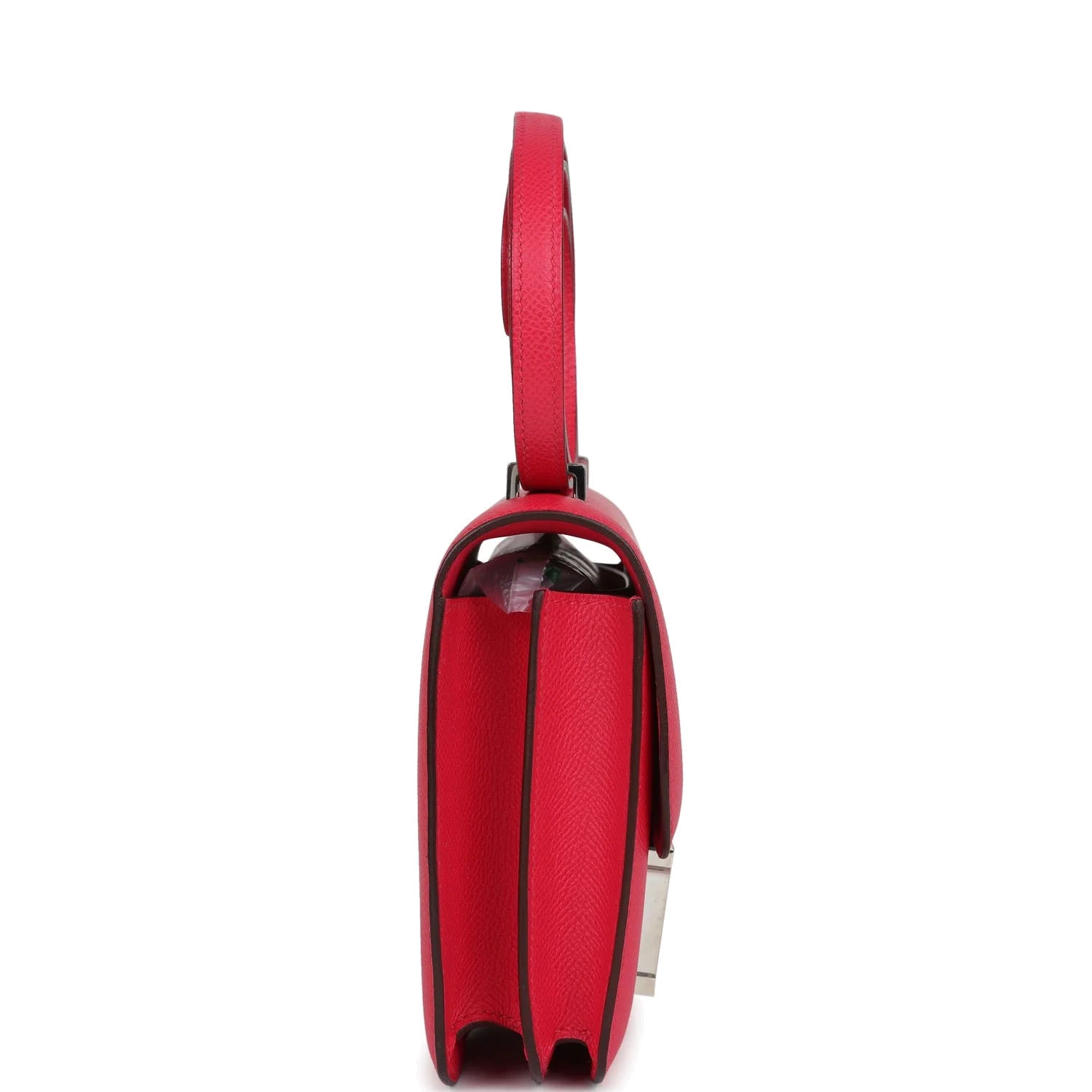 Hermes Constance 18 Rose Extreme Epsom Palladium Hardware Розовый экстрим — фото 4