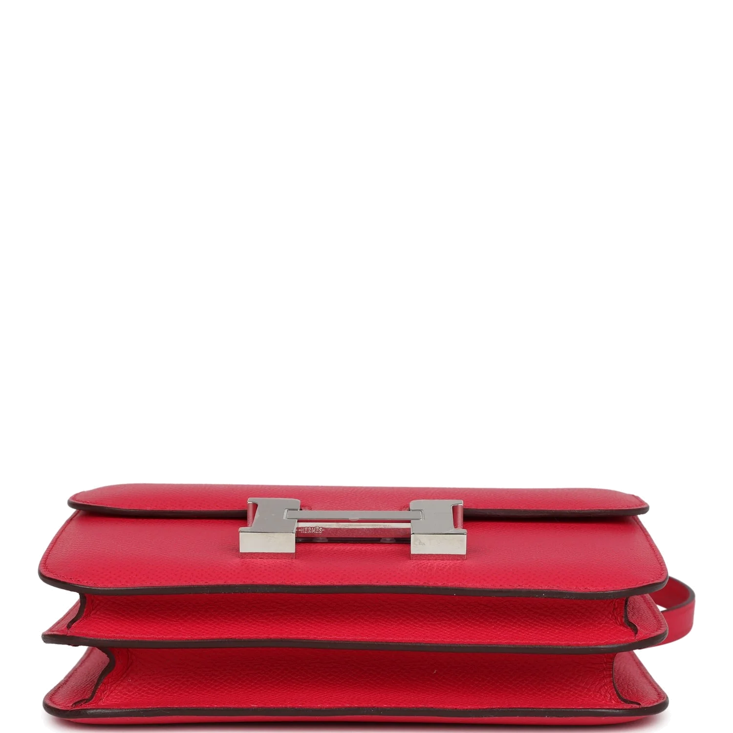Hermes Constance 18 Rose Extreme Epsom Palladium Hardware Розовый экстрим — фото 7