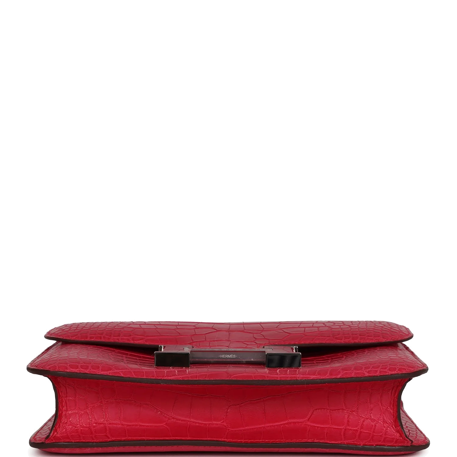 Hermes Constance 1-24 Rose Extreme Matte Alligator Palladium Hardware — фото 7