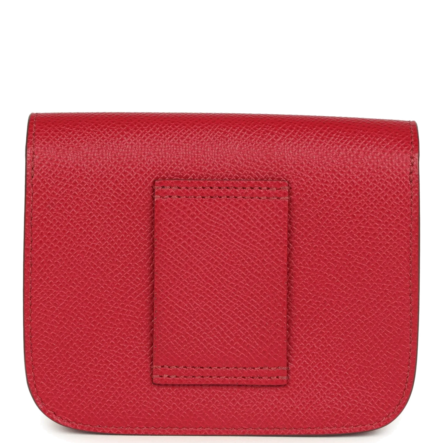 Hermes Constance Slim Wallet Rubis Epsom Gold Hardware — фото 5