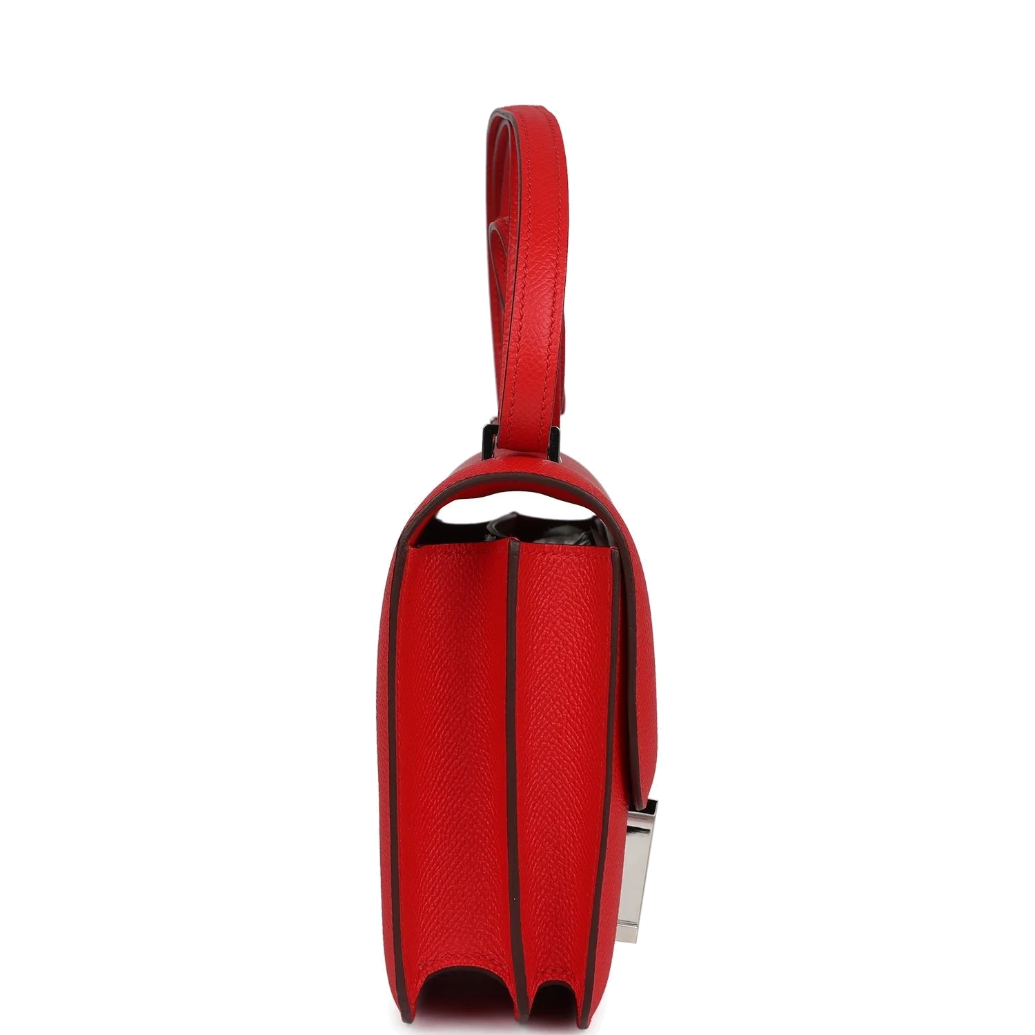 Hermes Constance 18 Rouge De Coeur Epsom Lacquered Palladium Hardware Красный De — фото 4