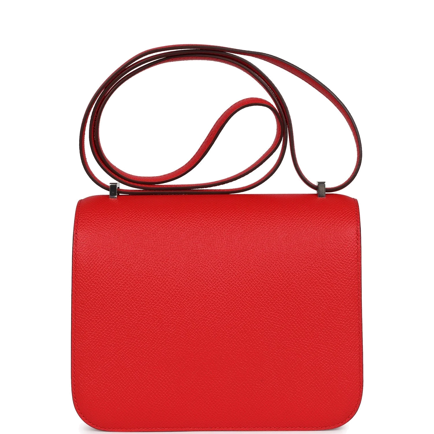 Hermes Constance 18 Rouge De Coeur Epsom Lacquered Palladium Hardware Красный De — фото 5