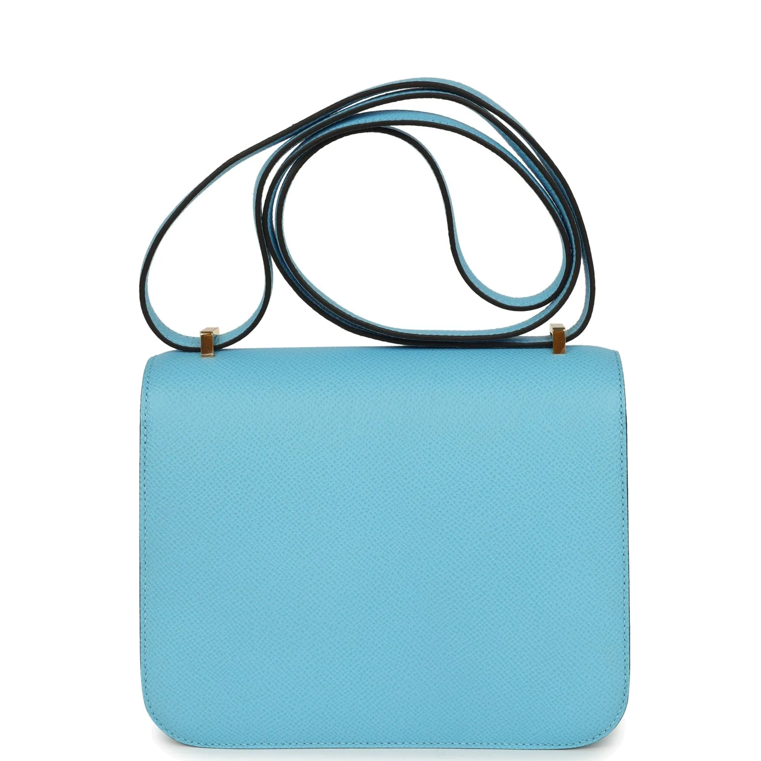 Hermes Constance 1-18 Celeste Epsom Gold Hardware — фото 6