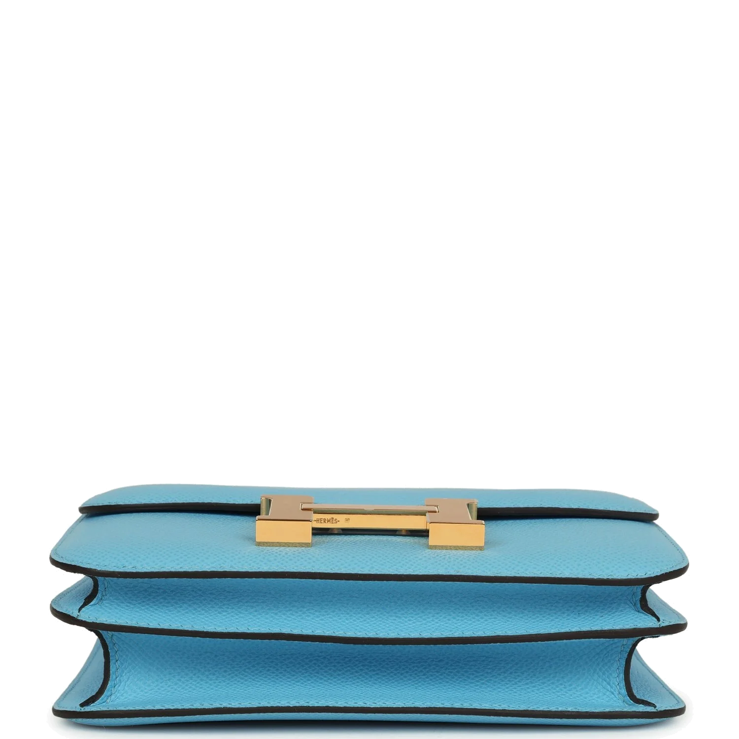 Hermes Constance 1-18 Celeste Epsom Gold Hardware — фото 7