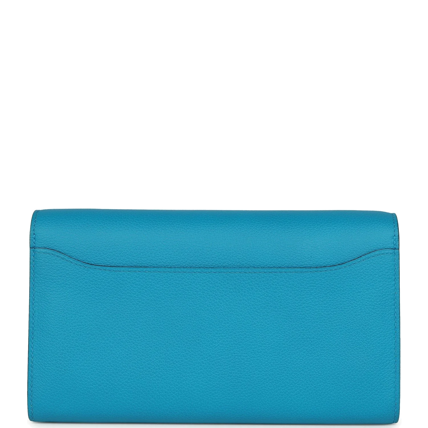 Hermes Constance Wallet To Go Bleu Frida Evercolor Palladium Hardware — фото 5