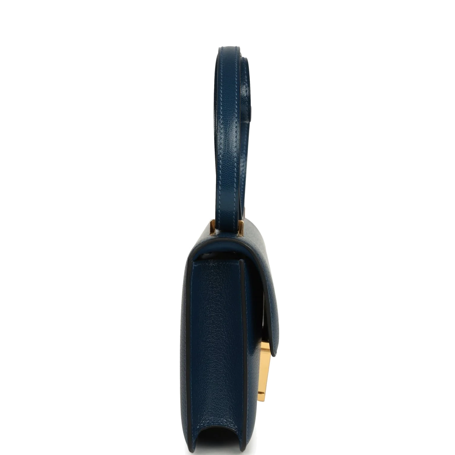 Hermes Constance Elan Deep Blue Chevre Chamkila Gold Hardware — фото 4
