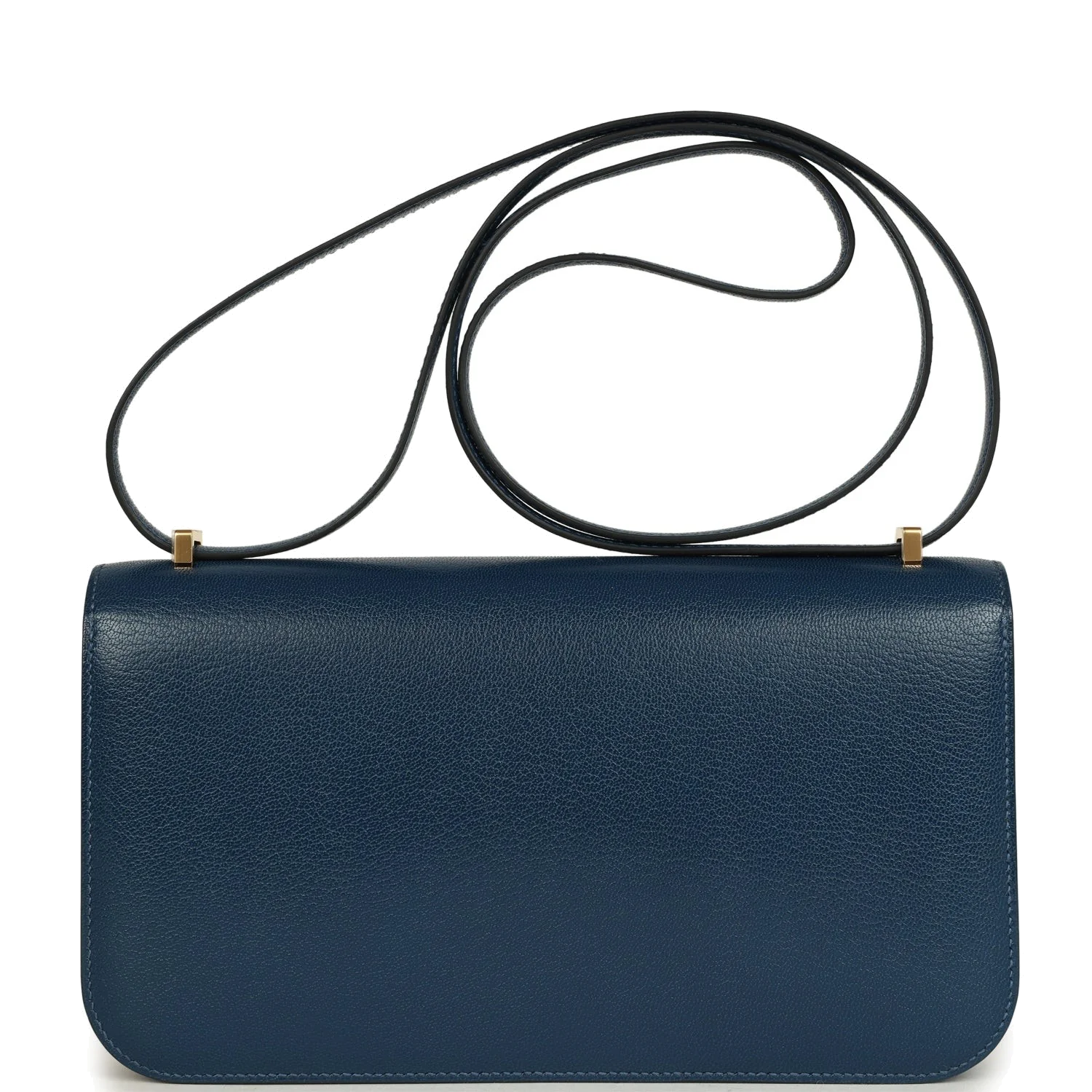 Hermes Constance Elan Deep Blue Chevre Chamkila Gold Hardware — фото 5